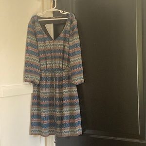 BeBop 3/4 sleeve mini dress